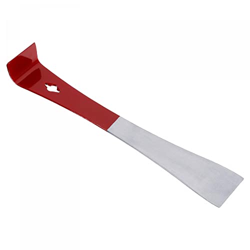 uxcell Stainless Steel Beehive Scraper Tools, Beehive Frame Lifter with Red Paint Handle Beekeeping Equipment Tool for Beekeepers