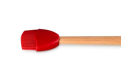 Le Creuset Silicone Signature Basting Brush, Cerise - color: Cerise