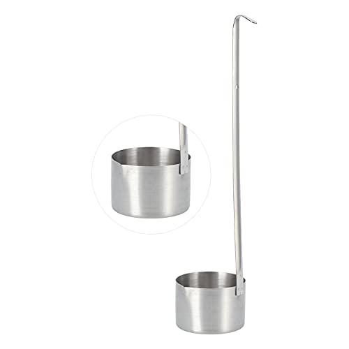 Buachois Wine Ladle, Stainless Steel Spoon with Hanging Hole and Pouring Spout Design for Kitchen Wine Beer Oil Vinegar Measuring (304 wine extract 500ML) - size: 304 wine extract 500ML