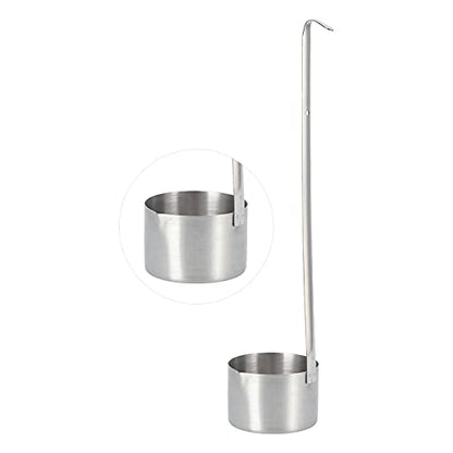 Buachois Wine Ladle, Stainless Steel Spoon with Hanging Hole and Pouring Spout Design for Kitchen Wine Beer Oil Vinegar Measuring (304 wine extract 500ML) - size: 304 wine extract 500ML