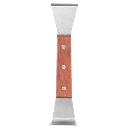Beekeeper Scraper Tool, Frame Honey Scraper Beehive Scraper Lifter Stainless Steel Uncapping Knife with Wood Handle Practical Beekeeping Equipment