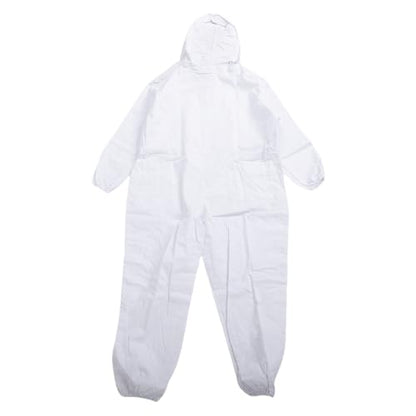 Professional Beekeeping Suit, Beekeeper Protective Clothing Full Body with Ventilated Hood, Breathable Nylon for Adult Beekeepers