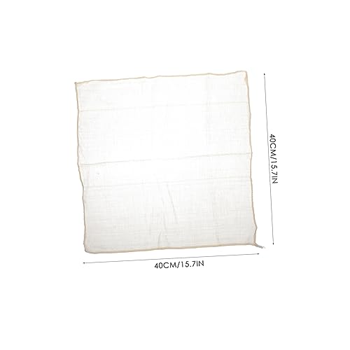 SMASOLO 18pcs Reusable Cheese Cloth for Straining Draining Tofu Making Muslin for Cooking Canning and Baking for Yogurt Oil and Poultry