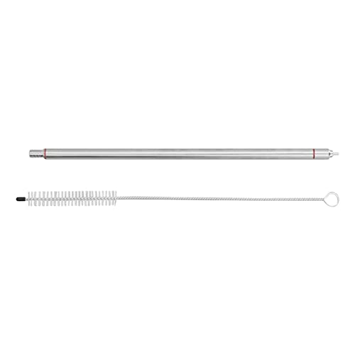 14" Stainless Steel Spring-Loaded Bottle Filler Kit Homebrew Bottle Wine Filling Equipment with Cleaning Brush for Beer, Wine, Kombucha, Home Brewing Making