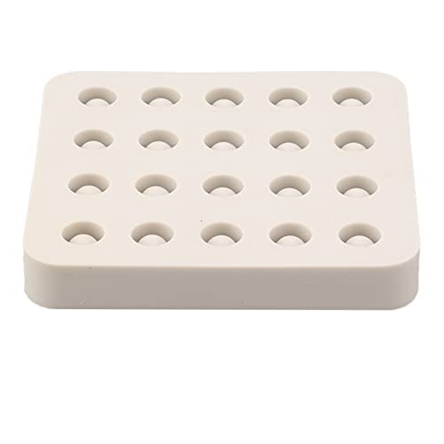 Wax Queen Grafting Cups Silicone Mold Beekeeping Beeswax Queen Cell Cups Making Mold (4 Rows 96x92x14mm) - size: 4 Rows 96x92x14mm