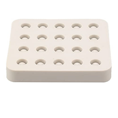 Wax Queen Grafting Cups Silicone Mold Beekeeping Beeswax Queen Cell Cups Making Mold (4 Rows 96x92x14mm) - size: 4 Rows 96x92x14mm