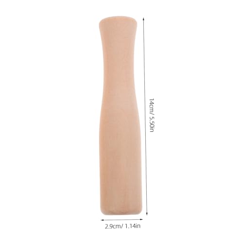 SOLUSTRE 2pcs Garlic Grinder Tool Handheld Kitchen Pestle Food Pounder Spice Sticks Sauerkraut Pounder Canning Stick Tools