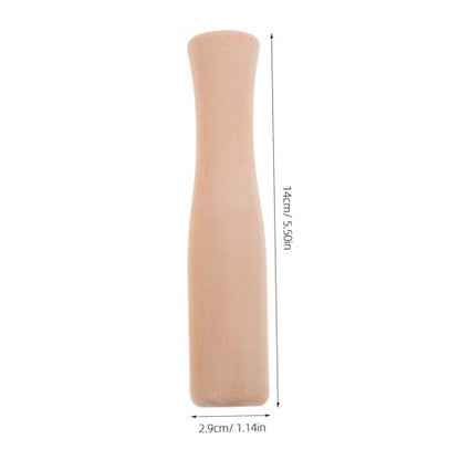 SOLUSTRE 2pcs Garlic Grinder Tool Handheld Kitchen Pestle Food Pounder Spice Sticks Sauerkraut Pounder Canning Stick Tools
