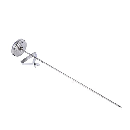 DAN&DRE Probe Cooking 32 * 7 * 7 12" Long Stainless Steel Cooking Probe Thermometer with Clamp/Holder for Food, Meat, Home Brew Wine Kettle
