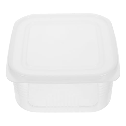 MAGICLULU 800ml Food Preservation Box with Lid, Airtight Refrigerator Cheese Storage Container, Leakproof Fresh-keeping Lunch Box for Household Fridge Organization
