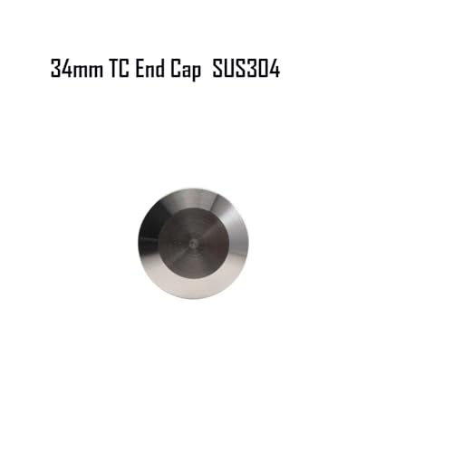 34mm Tri Clamp End Cap - Stainless Steel TC Parts for Homebrew Fermenters & Brew Kettles with Silicone Gasket(1pcs)(End Cap) - size: End Cap