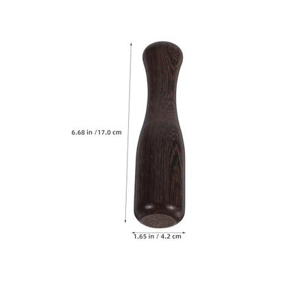 Ipetboom 2pcs Kitchen Food Masher Wooden Pestle Food Grinding Stick Tool Sauerkraut Pounder Sauerkraut Pounder Kitchen Utensils for Bartender and Home Use