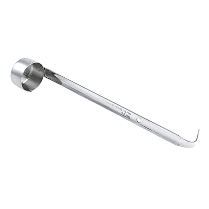 2pcs Stainless Steel Wine Dipper Long Handle Beer Pouring Ladle with Hook Ladle,25ml - size: 25ml