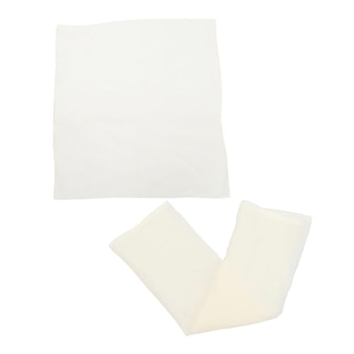2pcs Large Filter Cloth for Cheese Making Supplies Reusable Cheese Cloths for Straining Unbleached Cheesecloth Strainer Fine Mesh