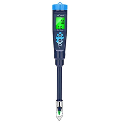 Digital pH Tester for Soil, Soil pH Test Kit for Indoor Potted Plants, Professional pH Meter for Soil and Water, Measuring Soil pH for Garden, Grass,Lawn, Greenhouse,Outdoor,Farming, Yard Use - style: Digital Soil pH Meter