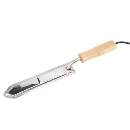 Ymiko Electric Beekeeping Scraper Hot Knife, 110V Over Temperature Protection Honey Uncapping Knife with Adjustable Heat Levels for Bee Scraping Tool, Tool Stainless Steel with