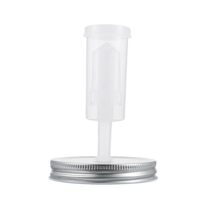 Tofficu Fermenting Jar Lid Kit for 87mm Wide Mouth Mason Jars with Airlock Fermentation Tool Pickles Can Lid Set for Home Canning and Sourdough Proofing with Fermenter Random Color