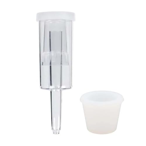 3-Piece Plastic Airlock and Silicone Carboy Bung Set for Home Brewing Wine, Beer, and Kombucha (2-Pack)
