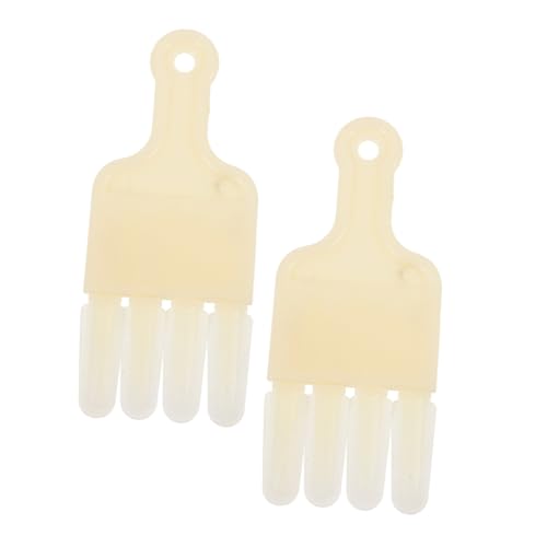 Beaupretty 2pcs Beekeeping Jelly Extractor Pen 4-Row Scraper for Honey Frame Cleaning and Apiculture Supply Tools