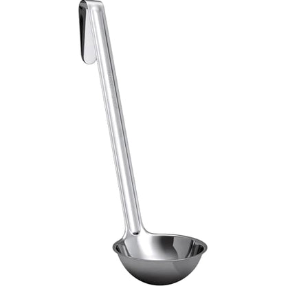 Super Sturdy, Ergonomic 2 Oz. Soup Ladle 1 Pk. Stainless Steel Ladles with Long Handles. Best Kitchen Accessories for Stirring, Portioning and Serving Soups, Chili and Stew in Restaurants and at Home - size: 2oz