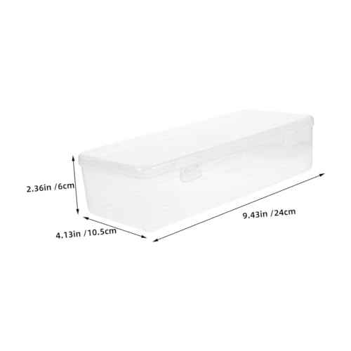 Alipis 2pcs Transparent Cheese Storage Containers with Lid Versatile Fridge Organizer for Cheese Snacks and Accessories Secure and Spacious Food Storage Box