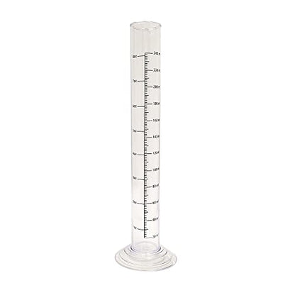 12” Plastic Hydrometer Test Jar One-Piece