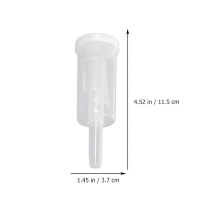 VILLCASE 3 Sets Plastic Airlocks with Silicone Plugs for Home Brewing Beer and Wine Fermentation, White Non-return Check Valves Designed to Release Carbon Dioxide and Prevent Oxygen Entry