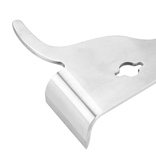 Professional Stainless Steel Beekeeping Scraper Tool Heavy Duty Wax Propolis Removal Tool for Hive Maintenance Frame Cleaning Beekeeping Equipment Silver 25cm 1 Pack