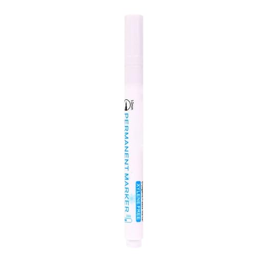 Individulized Freezer Marker Pen with Smudges Inks Ergonomic Designs for Easy Identification of Food and Samples Low Temperature Marker Pen - color: White