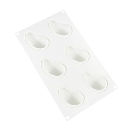 3D Mango Silicone Molds, 6-Cavity Fruit Baking Mold for Mousse Cake, French Dessert, Pastry, Chocolate, Truffle, Non-Stick Easy Release Food Grade Silicone Mould (A_ Mango) - size: A_ Mango