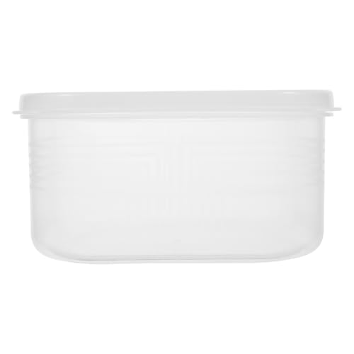 Toyvian Cheese Preservation Box with Lid 800ml Fridge Storage Container Airtight Snack and Fruit Fresh-keeping Bento Holder for Kitchen Refrigerator Use