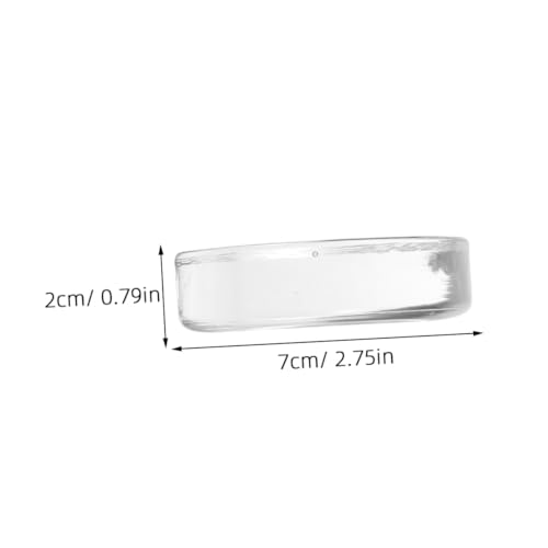 KICHOUSE 3pcs Heavy Duty Glass Weights Kit for Fermenting for Sauerkraut and Pickles