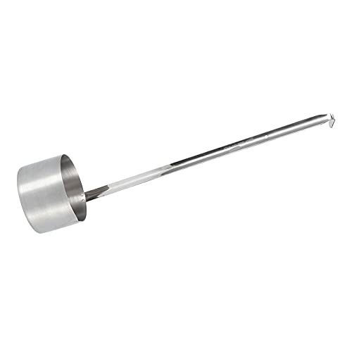 Buachois Wine Ladle, Stainless Steel Spoon with Hanging Hole and Pouring Spout Design for Kitchen Wine Beer Oil Vinegar Measuring (304 wine extract 500ML) - size: 304 wine extract 500ML