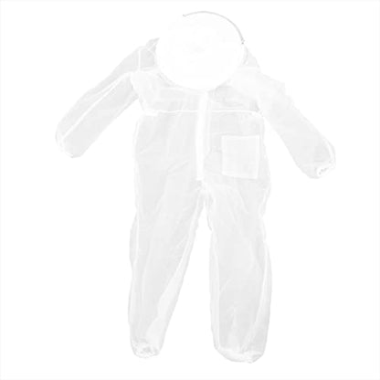 Aramox Beekeeping Suit Nylon Mesh Beekeeping Clothes XL One Piece with Round Veil Breathable Lightweight Easy Wear for Inspection Bee Yard Work Beginner and Beekeeper (L)