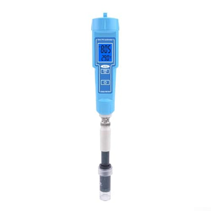 Digital pH Meter for Food - Spear-Tip Tester Probe, PH Thermometer Pen for Soil Fruits Meat Lab, Digital Acidity Tester for Fermentation Canning