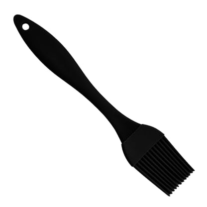 Silicone Oil Brush Barbecue Basting Brush Seasoning Sauce Cake Bread Butter Egg Heat Resistant Home Kitchen Baking Cooking Tools - color: Black, size: Medium