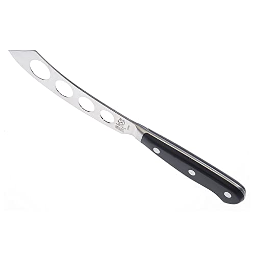 Mercer Culinary Renaissance Soft Cheese Knife, 5-Inch - color: Black Handle, size: 5-Inch Soft Cheese Knife