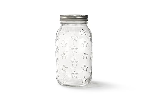 Ball Americana Regular Mouth Glass Mason Jars with Lids and Bands, Used for Canning, Pickling, Juice, Jam, Jelly, Quart Size 32 Ounce, 4 Count (Pack of 1)