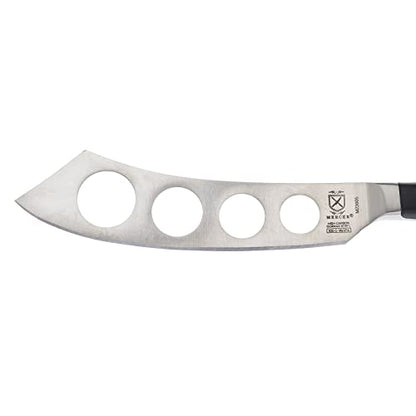Mercer Culinary Renaissance Soft Cheese Knife, 5-Inch - color: Black Handle, size: 5-Inch Soft Cheese Knife