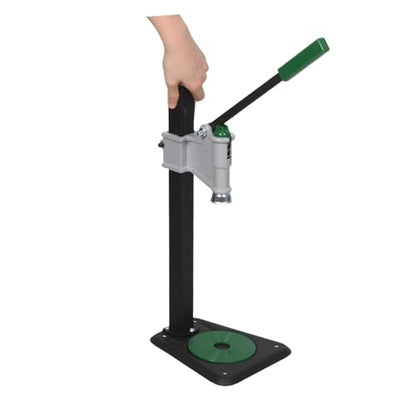 Housoutil Manual Bench Bottle Capper, Heavy Duty Metal Lever Beer and Soda Bottle Capping Tool with Adjustable Height 7.8"-18.3", Home Brew Table Crown Capper for Bottling