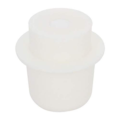 Othmro 1Pcs Drilled Rubber Stopper with Airlock, White Drilled Bungs Stopper with 1.18"-1.34" Hole for Fermentation Use, Homebrewing Beer Kombucha Airlock Stopper