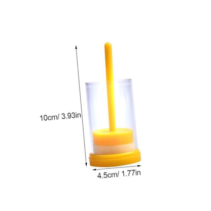 Toddmomy Marking Bottle with Long Plunger Bee Marking Kit for Beekeeping Identification 1.77X1.77X3.93 Inch Queen Marker Tool