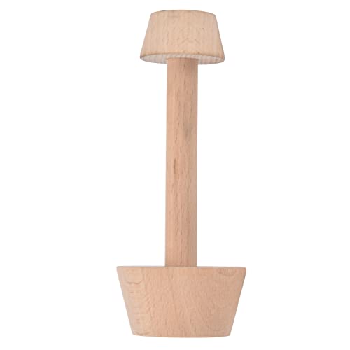 Wooden Tart Tamper, Double Side Pie Pastry Dough Tamper Egg Tart Pan Baking Tool for DIY Cheesecakes Dessert Baking