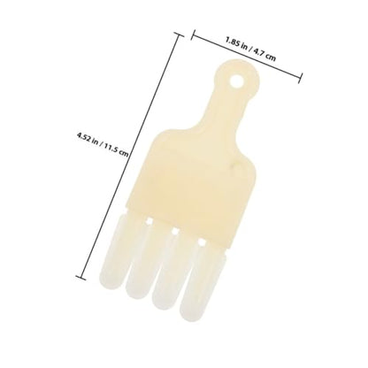 TOYANDONA 2pcs Beekeeping Jelly Digging Tool and Extractor Pen for Beehive Frame Maintenance, Outdoor Apiculture Supplies 4-Row Squeegee Design for Honey Collection