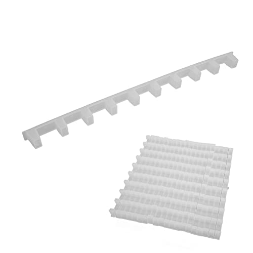 20 Pcs Metal Frame Beehive Spacers, Plastic Hive Spacer Tool for Even Beekeeping in 9 Frame Super or Brood Boxes
