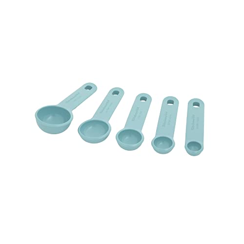 KitchenAid Measuring Spoons, Set Of 5, Aqua Sky - size: Set Of 5