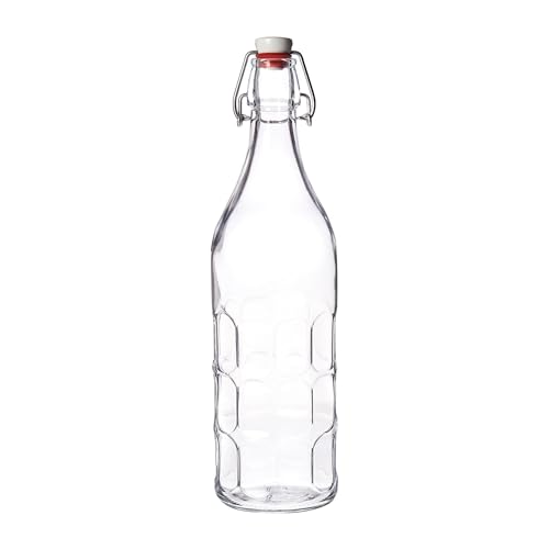 Bormioli Rocco Moresca Bottle, 33.75 oz, Clear, Twin
