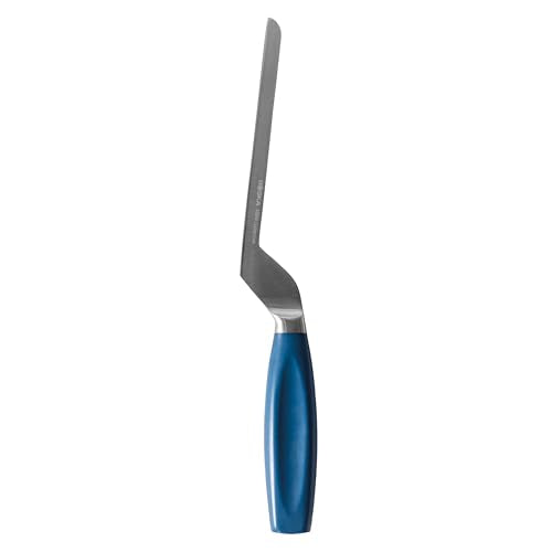 BOSKA Premium Soft Cheese Knife Blue - Professional Cheese Cutter - 140 Mm - Cheese Knife - Full Tang - for Soft Cheese - Premium Quality - HACCP Knife - 1896 Collection - color: Blue, size: Soft knife