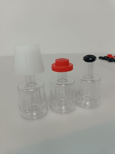 2-Piece Airlock 5-Pack with 3PCS #6 Stoppers, 5pcs Silicone Loops & 10PCS Grommets – Complete Fermentation Kit for Home Brewing Beer, Wine, Kombucha, Sauerkraut, Kimchi & More