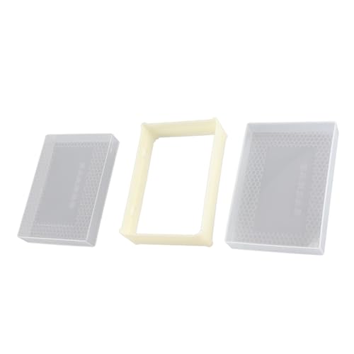 Beekeeping Comb Foundation Sheets - Plastic Beehive Frame Kit with High Wax Content - Beekeeper Equipment for Honey Hive